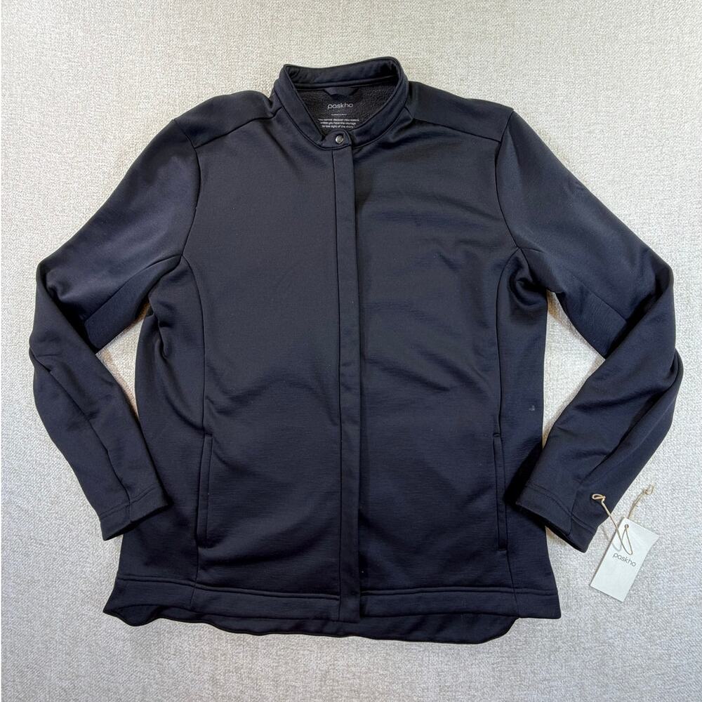 Paskho Men's XL Black Ultimate Travel Jacket Lightweight Performance Casual Coat